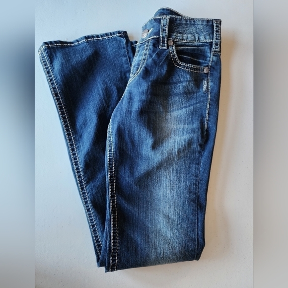 COPY - Silver Jeans women's suki mid slim boot jeans size w28/L33 - Picture 1 of 8